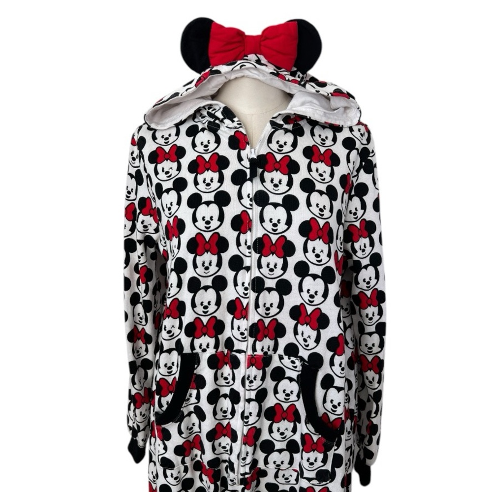 Disney Minnie Mouse MXYZ Onesie Pajama Adult Cozy Y2K Kawaii Cartoon - Picture 13 of 14